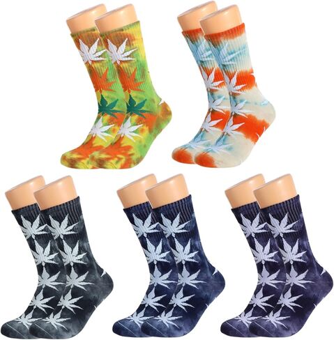 COYLINK Tie Dye Novelty Socks, As Shown, One size in Kuwait