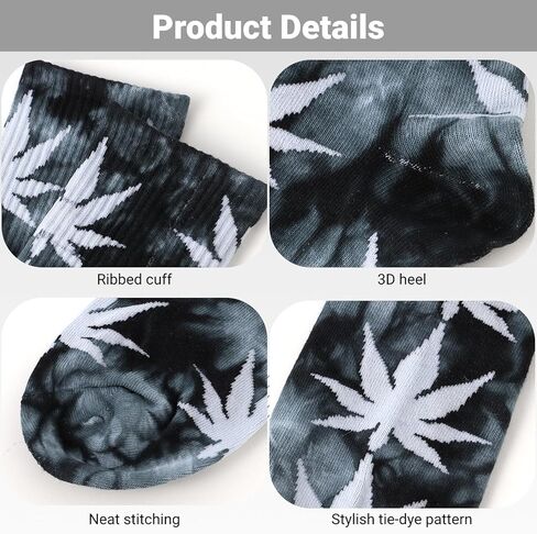 COYLINK Tie Dye Novelty Socks, As Shown, One size in Kuwait