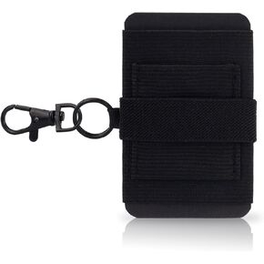 جوير محفظة بسيطة مرنة ورفيعة للرجال والنساء، حامل بطاقات الائتمان رفيع للغاية وحامل بطاقات قابل للتمدد (اسود1)، اسود 1 in Kuwait