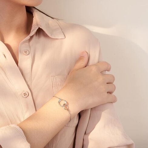 أساور HGDEER ​​لعيد الأم مزدوجة من أجل الأم والابنة والأم والابنة الإضافية والجدة والحفيدة وابنة العمة in Kuwait