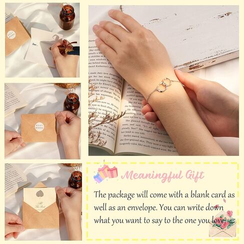 أساور HGDEER ​​لعيد الأم مزدوجة من أجل الأم والابنة والأم والابنة الإضافية والجدة والحفيدة وابنة العمة in Kuwait