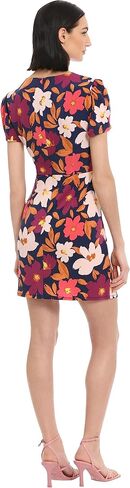 Donna Morgan Women's Easy Faux Wrap Dress Event Party Date Desk to Dinner Guest of in Saudi Arabia