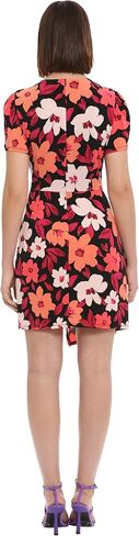Donna Morgan Women's Easy Faux Wrap Dress Event Party Date Desk to Dinner Guest of in Saudi Arabia