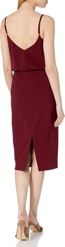 Dress the Population Women's Alondra Blouson Tank Pencil Skirt Midi Dress in Saudi Arabia