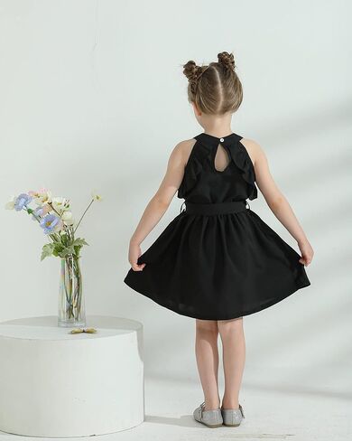 Saeaby ملابس الفتيات الصغيرات ملابس الصيف للفتيات الصغيرات مجموعة ملابس السراويل المضيئة اللطيفة ملابس الفتيات الصغيرات للأطفال 2-8 in Kuwait