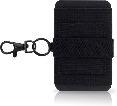 جوير محفظة بسيطة مرنة ورفيعة للرجال والنساء، حامل بطاقات الائتمان رفيع للغاية وحامل بطاقات قابل للتمدد (اسود1)، اسود 1 in Kuwait