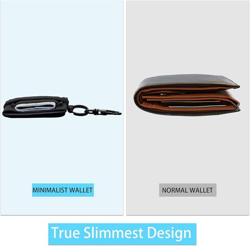 جوير محفظة بسيطة مرنة ورفيعة للرجال والنساء، حامل بطاقات الائتمان رفيع للغاية وحامل بطاقات قابل للتمدد (اسود1)، اسود 1 in Kuwait