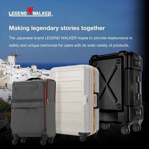 LEGEND WALKER Aluminum Frame Luggage, Carry-On,21-inch, BlackCarbon,5507-48-BKCB in Kuwait