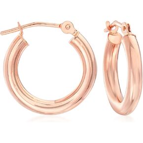Ross-Simons 2.5mm 14kt Rose Gold Hoop Earrings in Saudi Arabia
