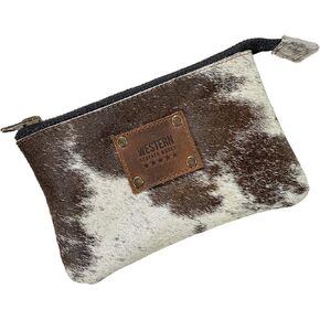 Western Leather Works, Cowboy Zippered Wallet Handmade from Full Grain Leather - Storage for Identification, Cards, Cash, Checks - Stylish Organizer, Money Accessory - Furry in Kuwait