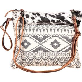 Myra Bag Classic Canvas, Rug, Leather & Hairon Crossbody Bag S-1932 in Saudi Arabia