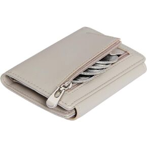 GEEAD Small Wallet for Women with Zipper Coin Pocket RFID Blocking Credit Card Holder