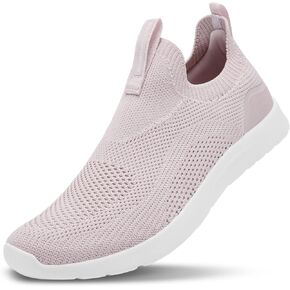 ALEADER Women's Slip On Energycloud Walking Shoes, Stretch Knit Sneakers Breathable Athletic Tennis
