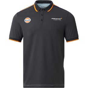 قميص بولو مخطط كلاسيكي للرجال من McLaren F1 Gulf Collaboration، متعدد الألوان in Kuwait