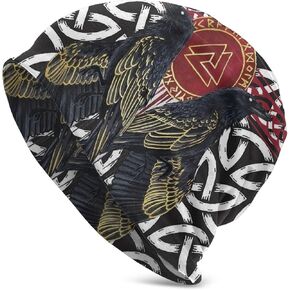 قبعة الفايكنج قبعة صغيرة قبعة الشتاء Softknit غطاء الرأس مترهل للبالغين في الهواء الطلق in Kuwait