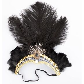 غطاء رأس من ريش كرنفال ستيجوسورس، عصابة رأس فتاة الاستعراض، غطاء رأس ماردي جراس لعيد الهالوين فينيسيا هاواي in Kuwait
