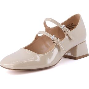 CUSHIONAIRE Women's Twiggy Mary Jane Dress Shoe +Memory Foam, Wide Widths Available