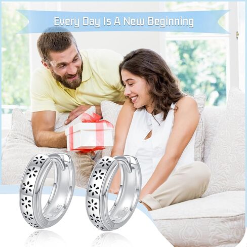 اقراط حلقية من الفضة الاسترليني عيار 925 بتصميم شمس ونجوم وقمر، اقراط هوجي من الفضة الاسترلينية عيار 925، هدايا مجوهرات سماوية للنساء والرجال in Kuwait