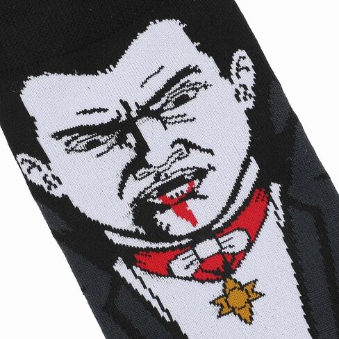 Bioworld Universal Monsters Dracula Men's Black Animigos Crew Socks in Saudi Arabia