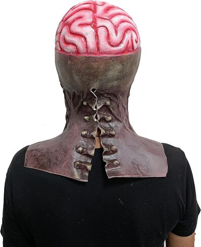 قناع Dafatpig The Scary Human Skull كامل الرأس للهالوين بفك متحرك مع صدر in Kuwait