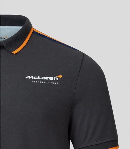 قميص بولو مخطط كلاسيكي للرجال من McLaren F1 Gulf Collaboration، متعدد الألوان in Saudi Arabia