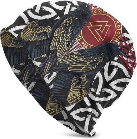 قبعة الفايكنج قبعة صغيرة قبعة الشتاء Softknit غطاء الرأس مترهل للبالغين في الهواء الطلق in Kuwait