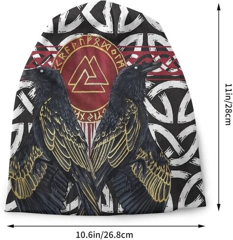 قبعة الفايكنج قبعة صغيرة قبعة الشتاء Softknit غطاء الرأس مترهل للبالغين في الهواء الطلق in Kuwait