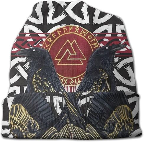 قبعة الفايكنج قبعة صغيرة قبعة الشتاء Softknit غطاء الرأس مترهل للبالغين في الهواء الطلق in Kuwait