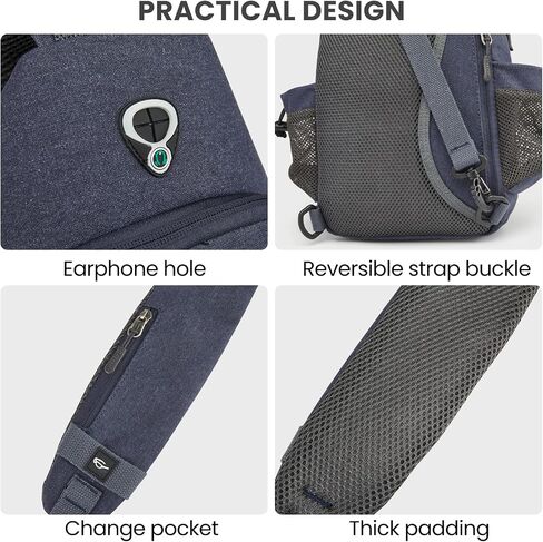 G4Free Canvas Crossbody Sling Bag with RFID Blocking for Women Men in Kuwait