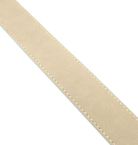 BC Belts Leather Belt Strap with Suede Texture and Stitched Edge 1.5" Wide with Snaps in Saudi Arabia