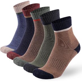 جوارب رياضية للكاحل للرجال من X.ANZG، جورب رياضي للجري مبطن وممتص للرطوبة، 5 أزواج in Kuwait