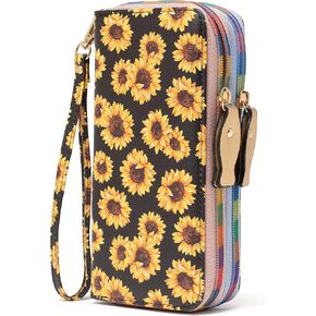 محفظة نسائية من Nawoshow، محفظة لطيفة على شكل قطة، محفظة طويلة ثنائية الطي مع سحاب in Kuwait