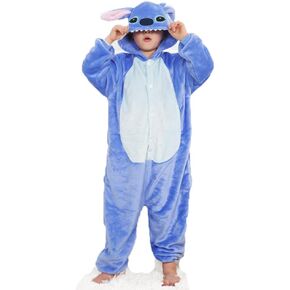 Plustrong Kids Onesie Pajamas Halloween Costumes for Boys Girls Flannel Animal Onesie Halloween Costumes for Kids