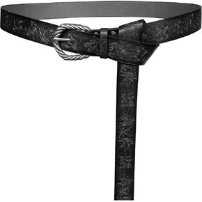 HiiFeuer Viking Fenrir Embossed Faux Leather Buckle Belt, Medieval Knight Belt in Saudi Arabia