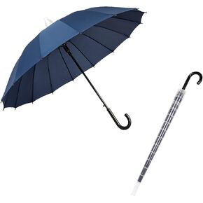 WPOYM Rain Umbrella Automatic Open Rainbow Umbrella Waterproof Cover Large Umbrella for Adults.Prevent The Car And Floor from Getting Wet.Umbrella With Hook Handle.Stick Umbrellas
