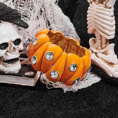 NEPULOY هالوين سوار للنساء اليقطين تمتد أساور الإسورة عيد الهالوين عطلة حزب مجوهرات هدايا للنساء in Kuwait