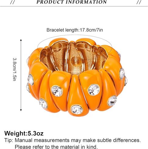 NEPULOY هالوين سوار للنساء اليقطين تمتد أساور الإسورة عيد الهالوين عطلة حزب مجوهرات هدايا للنساء in Kuwait