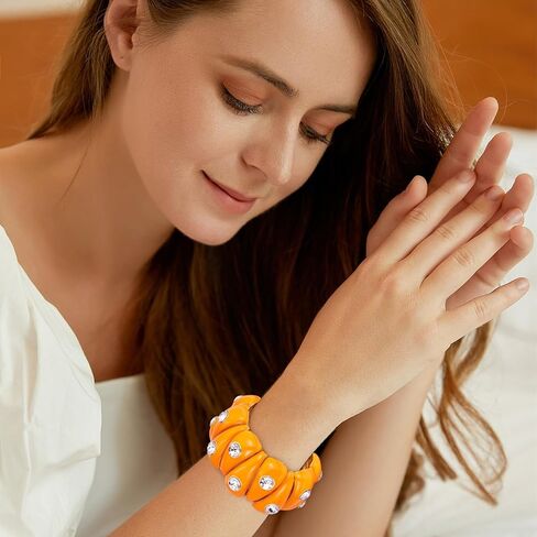 NEPULOY هالوين سوار للنساء اليقطين تمتد أساور الإسورة عيد الهالوين عطلة حزب مجوهرات هدايا للنساء in Kuwait