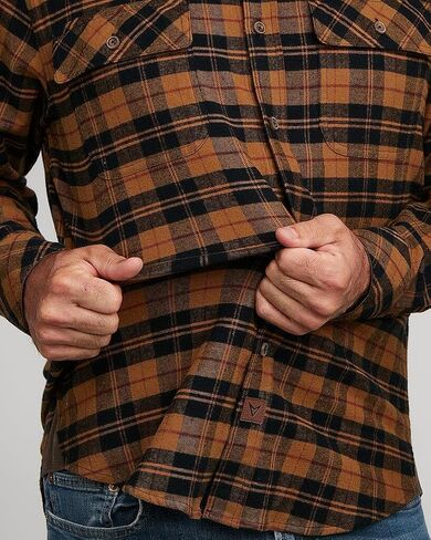 Venado Men's Premium Stretch Flex Force Flannel Shirt - Perfect Fall Casual Button Down in Kuwait