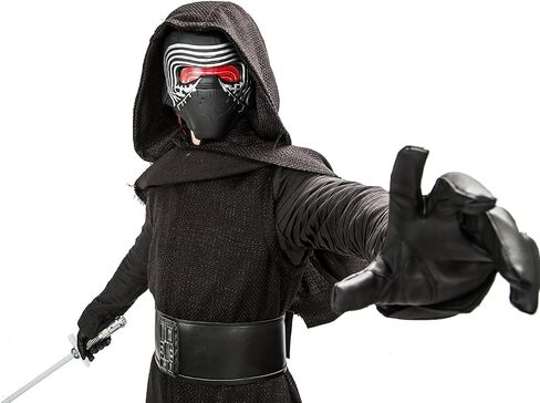 زي كايلو رين الفاخر للرجال من XCOSTUME® بدلة كاملة الإصدار الجديد V3 مع حزام وقفازات 2016 in Saudi Arabia