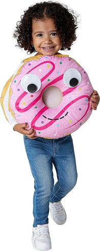 زي الدونات الوردي Yummy World للأطفال من Rubie، كما هو موضح، 4T in Saudi Arabia