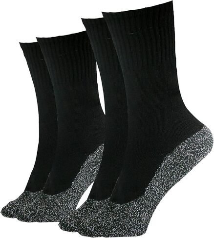 35 جوارب تحت أقصى راحة - جوارب فريدة فائقة النعومة، زوجان باللون الأسود in Kuwait