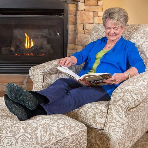 35 جوارب تحت أقصى راحة - جوارب فريدة فائقة النعومة، زوجان باللون الأسود in Kuwait