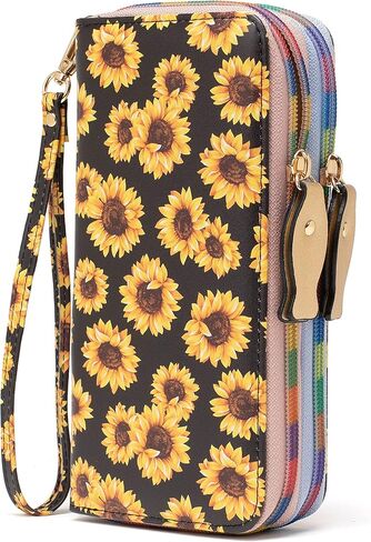 محفظة نسائية من Nawoshow، محفظة لطيفة على شكل قطة، محفظة طويلة ثنائية الطي مع سحاب in Kuwait