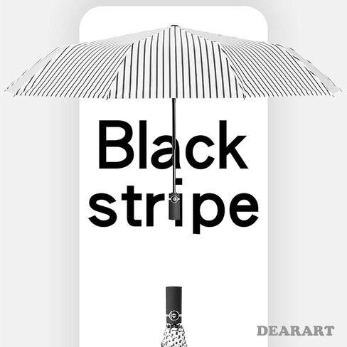 مظلة DEARART للمطر والرياح، مظلة مدمجة أوتوماتيكية للفتح والإغلاق قابلة للطي 10 أضلاع، مظلة مثالية للسفر/السيارة/حقيبة الظهر. in Kuwait
