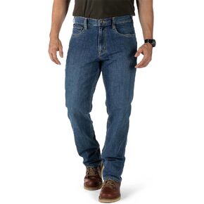 5.11 Tactical Men's Defender-Flex Straight Jeans, Mechanical Stretch Fabric, Classic Pockets, Style 74477