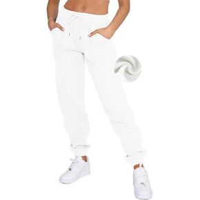 DISCIPBUSH الصوف Sweatpants المرأة الفضفاضة - المرأة Sweatpants تعرق Y2K، Sweatpants الرباط للفتيات في سن المراهقة in Kuwait