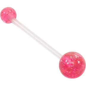 Loving My Bump Pregnancy Maternity Belly Navel Bar Bioflex/Plastic Flexible Glitter PFTE Body Piercing Jewellery bars/rings Retainer in Saudi Arabia