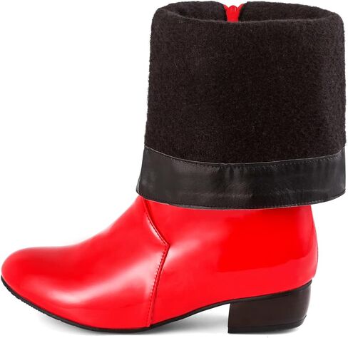 Sungtin Women's Faux Leather Knee High Flat Slouch Boots in Saudi Arabia