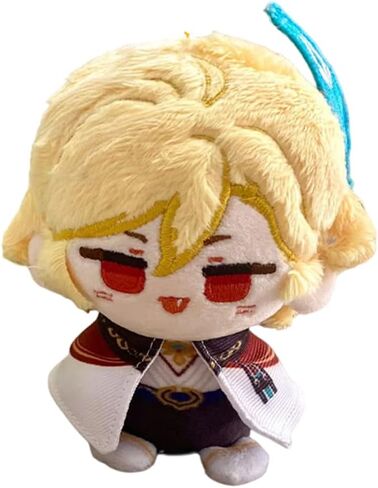 سلسلة مفاتيح CALEMBOU Anime Plush، 4 بوصات سلسلة مفاتيح تشيبي قطيفة لطيفة على شكل سلسلة مفاتيح لحقيبة الظهر، الهيثم كافيه زونجلي تشايلد دكتور قطيفة لمحبي جينشين (الهيثم) in Kuwait